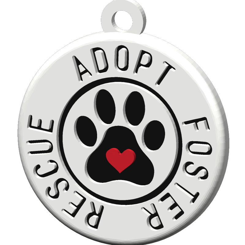 Rescue · Adopt · Foster keychain
