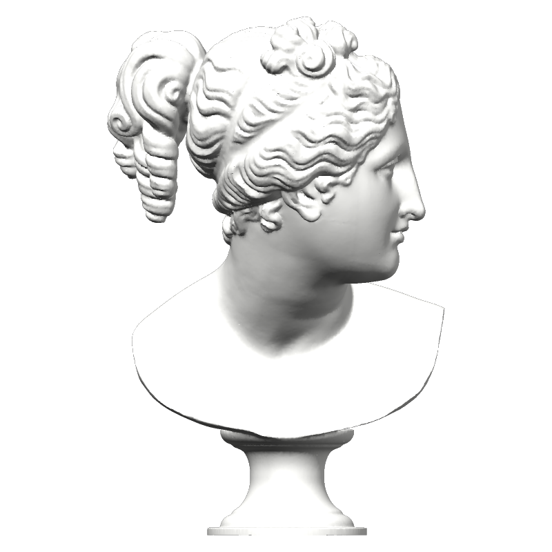 Neoclassical Venus Bust (after Canova) keychain