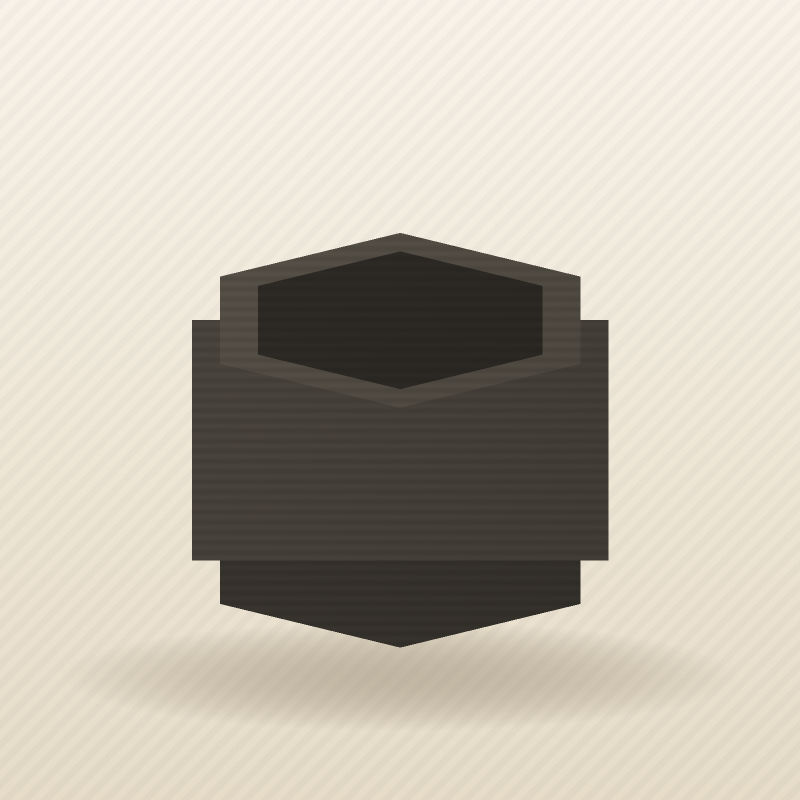 Hex planter, small